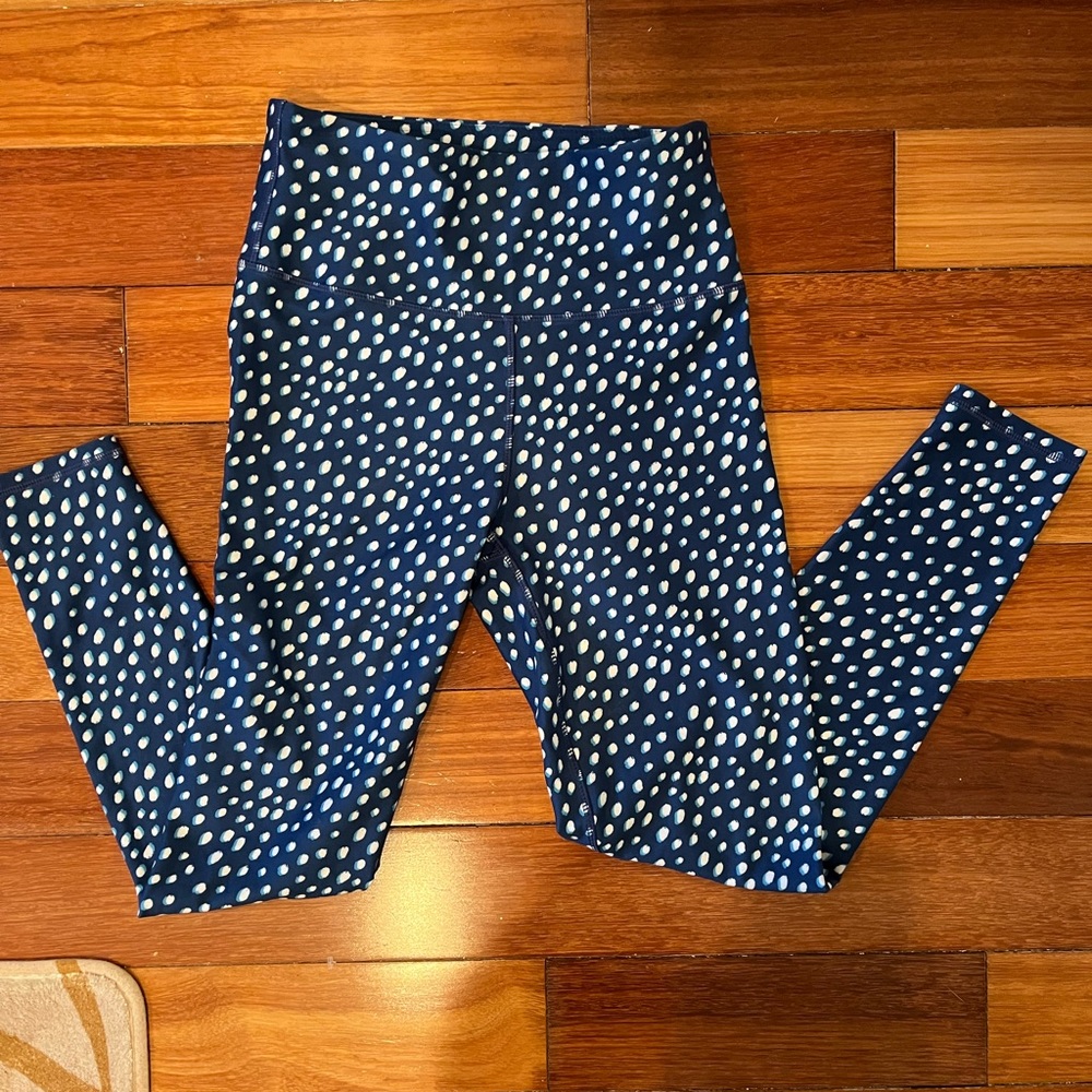 Kyodan yoga pants work out leggings size small blue